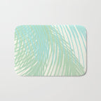 Summer Palms at the Seashore Abstract Tropical Bath Mat Gallery Image 1