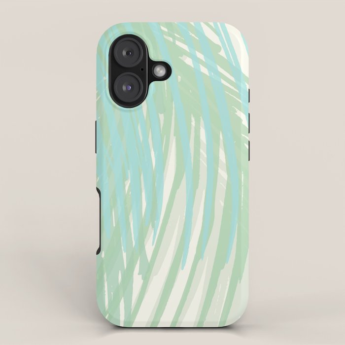 Summer Palms at the Seashore Abstract Tropical iPhone Case Gallery Image 1