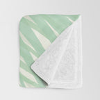 Summer Palms at the Seashore Abstract Tropical Throw Blanket Gallery Image 3