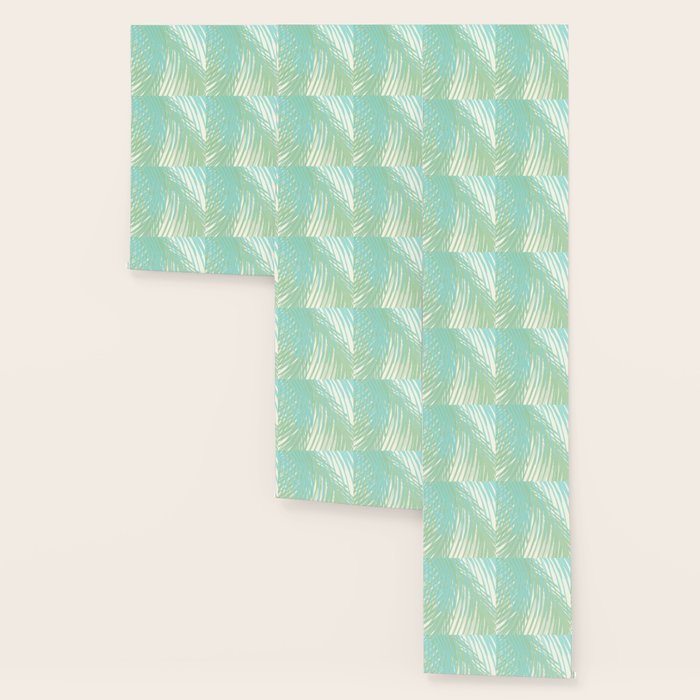 Summer Palms at the Seashore Abstract Tropical Wallpaper Gallery Image 3