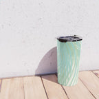 Summer Palms at the Seashore Abstract Tropical Travel Mug Gallery Image 4