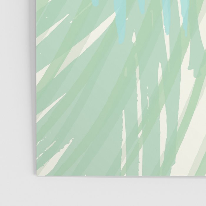 Summer Palms at the Seashore Abstract Tropical Poster Gallery Image 3