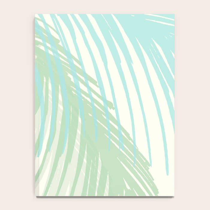 Summer Palms at the Seashore Abstract Tropical Notebook Gallery Image 4