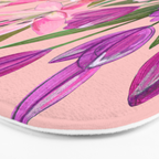 Boho wild flowers bouquet Bath Mat Gallery Image 3