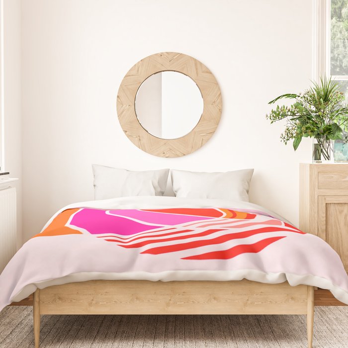 Sun surf - dusk Duvet Cover Gallery Image 3
