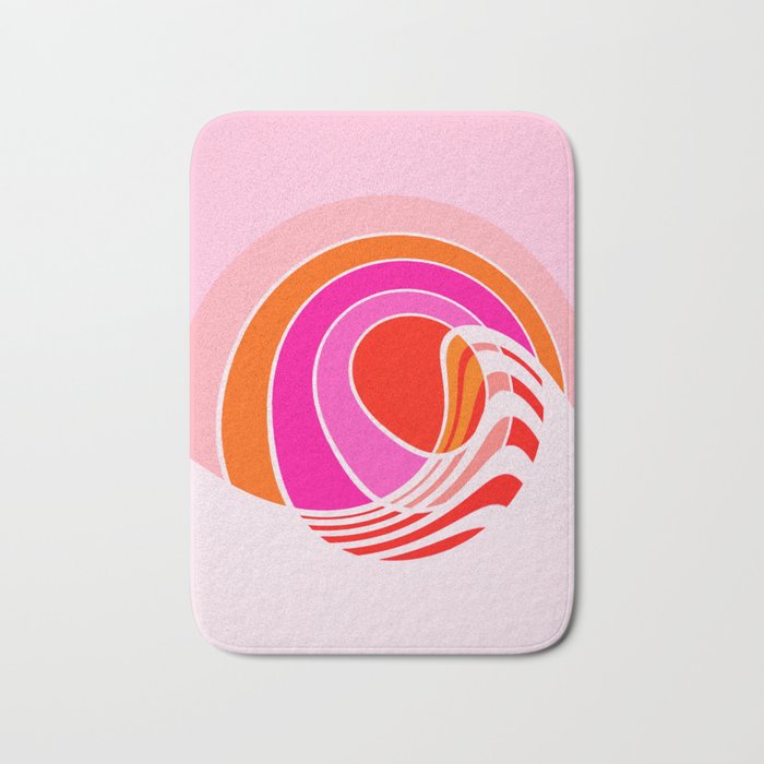 Sun surf - dusk Bath Mat Gallery Image 1