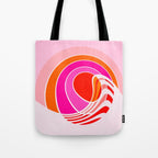 Sun surf - dusk Tote Bag Gallery Image 1
