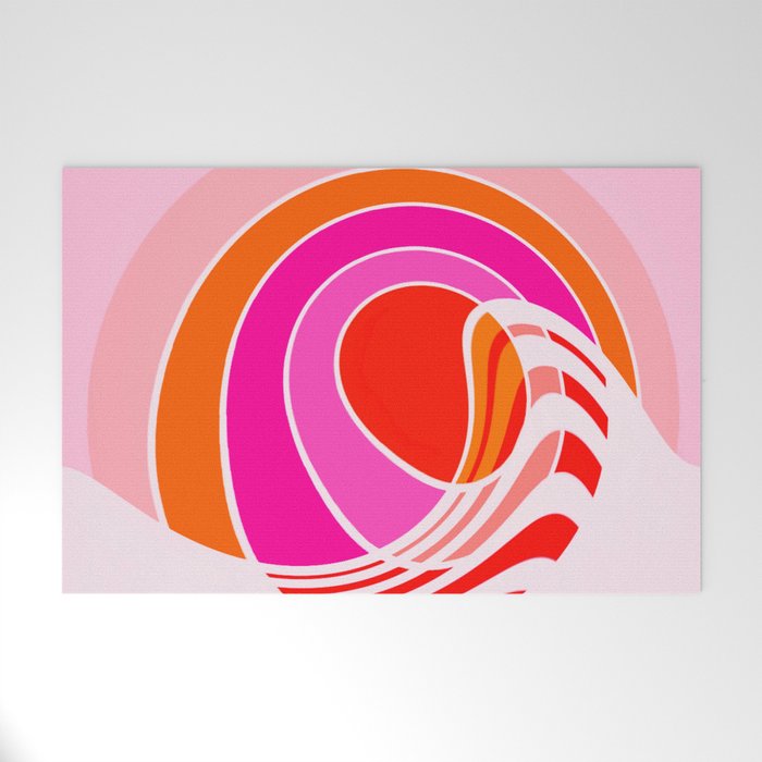 Sun surf - dusk Welcome Mat Gallery Image 1