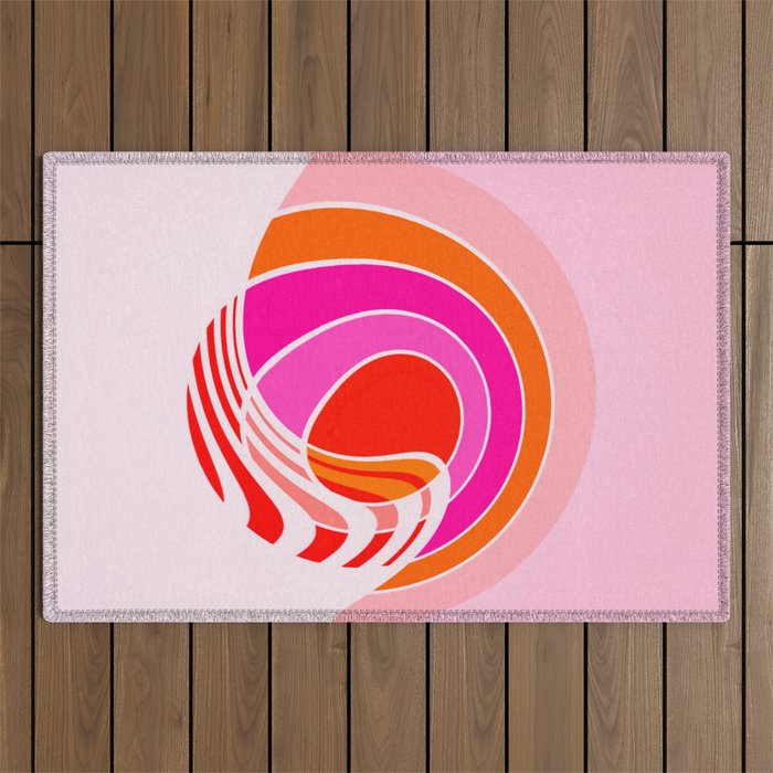 Sun surf - dusk Outdoor Rug Gallery Image 1