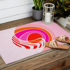 Sun surf - dusk Outdoor Rug Gallery Image 2