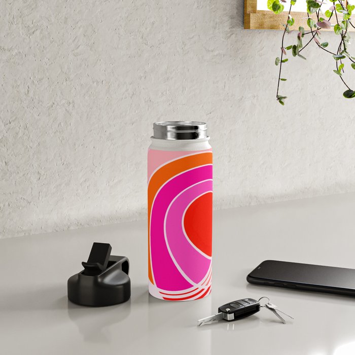 Sun surf - dusk Water Bottle Gallery Image 4