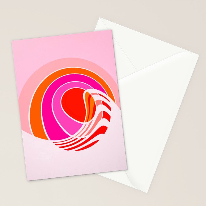 Sun surf - dusk Stationery Card Gallery Image 2