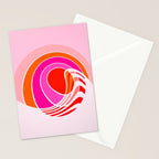 Sun surf - dusk Stationery Card Gallery Image 2
