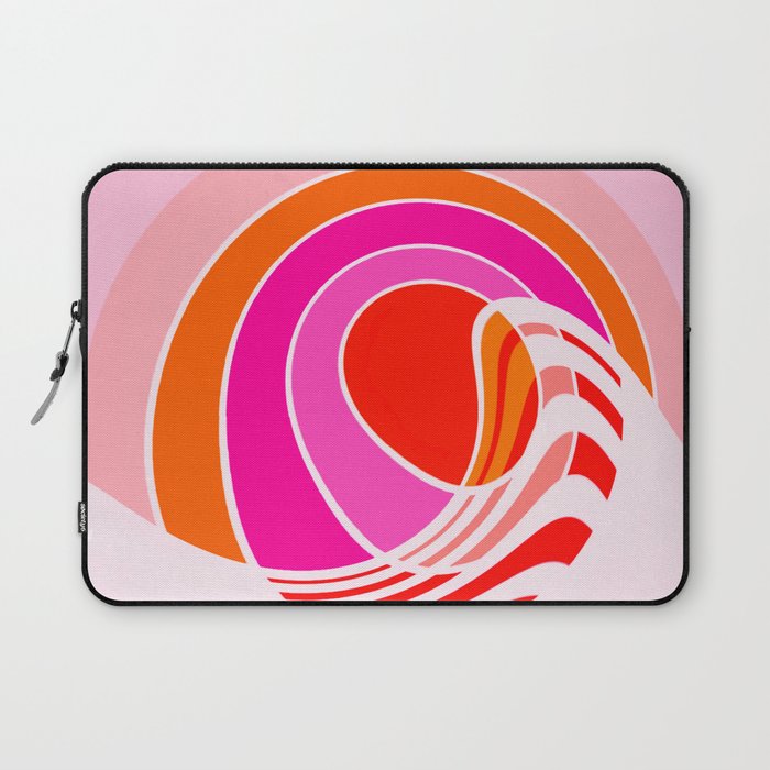 Sun surf - dusk Laptop Sleeve Gallery Image 1