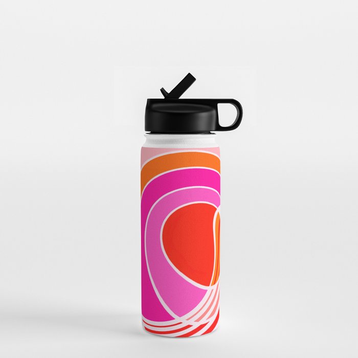 Sun surf - dusk Water Bottle Gallery Image 1