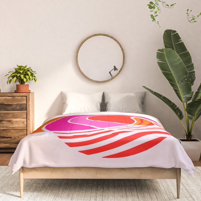 Sun surf - dusk Comforter Gallery Image 3
