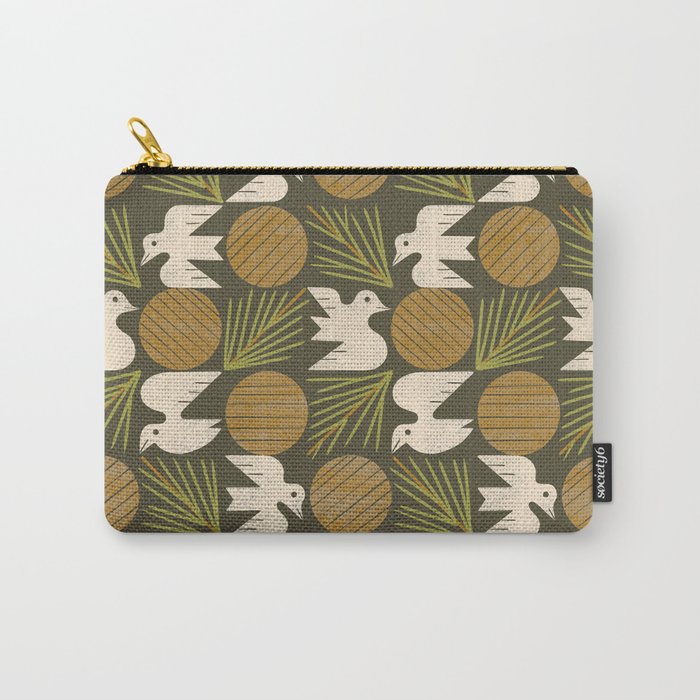 Pine Forest Doves Carry All Pouch Gallery Image 1