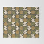 Pine Forest Doves Throw Blanket Gallery Image 2