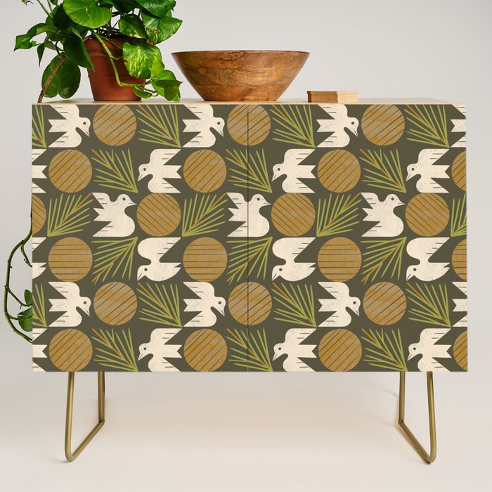 Pine Forest Doves Credenza Gallery Image 1