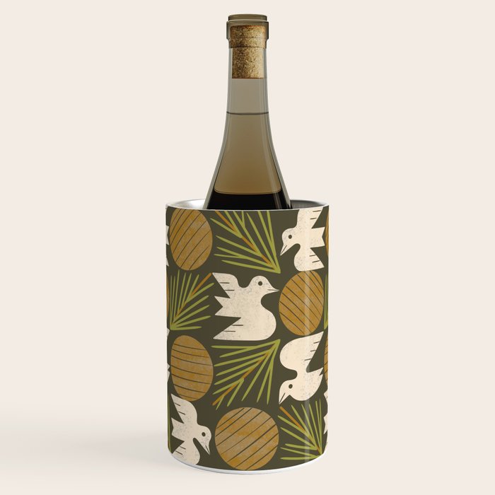 Pine Forest Doves Wine Chiller Gallery Image 1