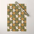 Pine Forest Doves Wrapping Paper Gallery Image 1