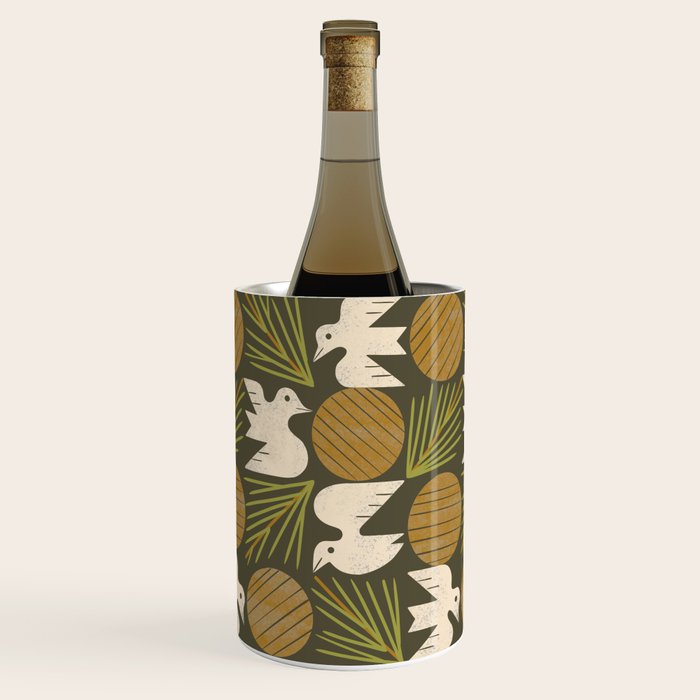 Pine Forest Doves Wine Chiller Gallery Image 2