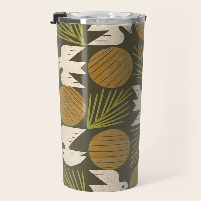 Pine Forest Doves Travel Mug Gallery Image 3