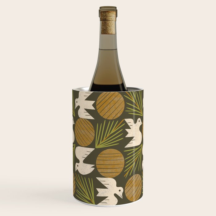 Pine Forest Doves Wine Chiller Gallery Image 3