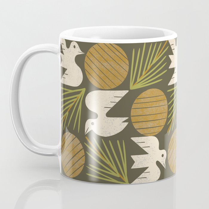 Pine Forest Doves Coffee Mug Gallery Image 3