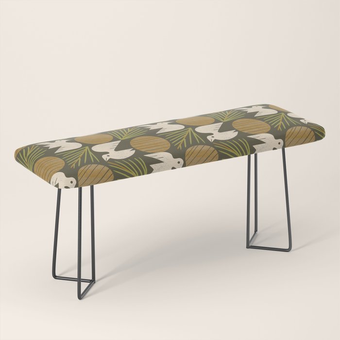 Pine Forest Doves Bench Gallery Image 1