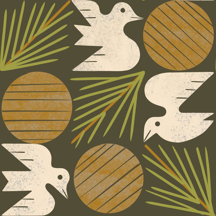 Pine Forest Doves Coffee Mug Gallery Image 2