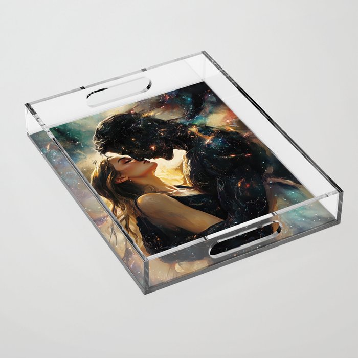 A visit from heaven. Acrylic Tray Gallery Image 1
