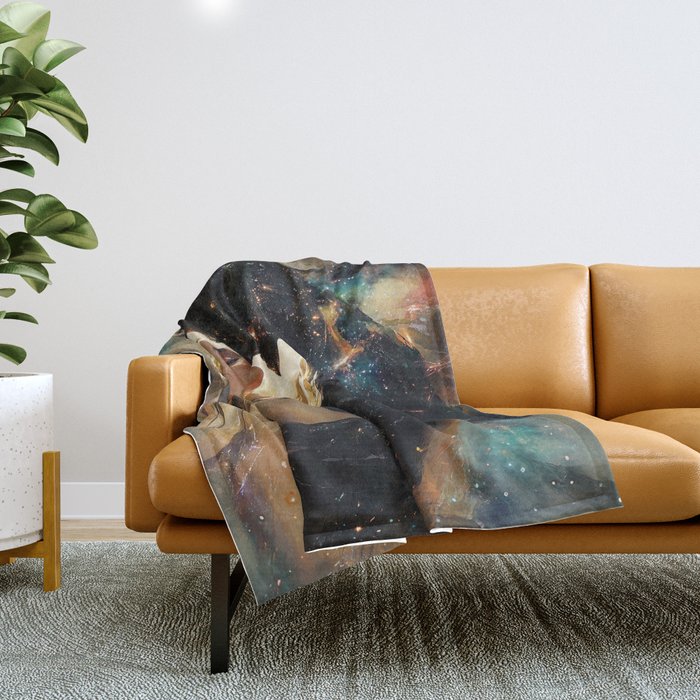 A visit from heaven. Throw Blanket Gallery Image 1