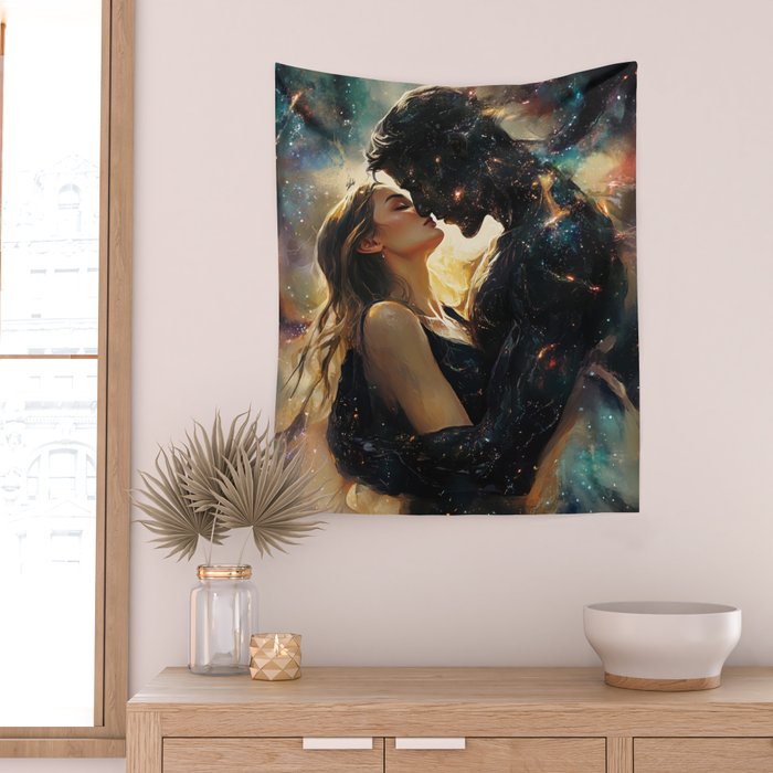 A visit from heaven. Wall Tapestry Gallery Image 2