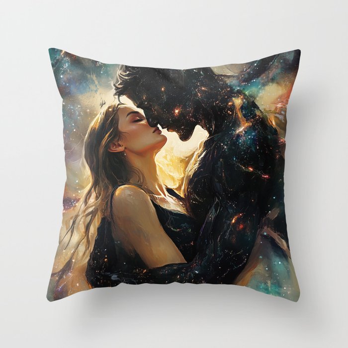 A visit from heaven. Throw Pillow Gallery Image 6