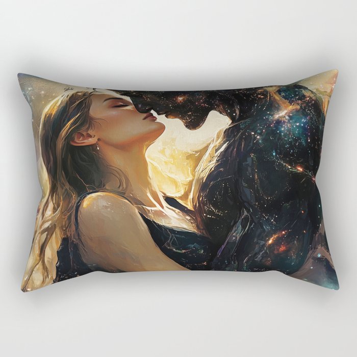 A visit from heaven. Rectangular Pillow Gallery Image 1
