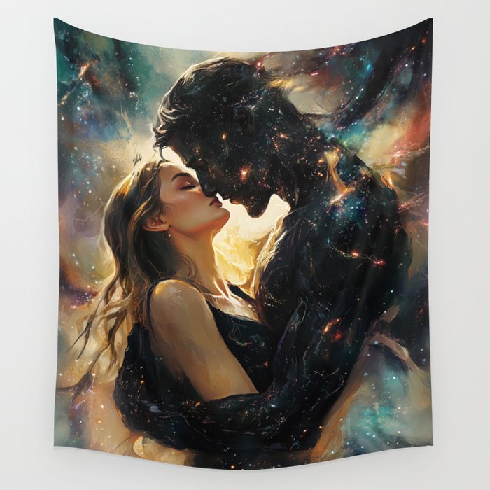 A visit from heaven. Wall Tapestry Gallery Image 4