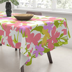 Delicate summer flowers Tablecloth Gallery Image 3