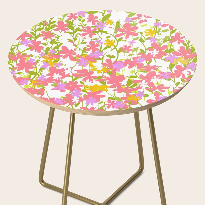 Delicate summer flowers Side Table Gallery Image 2