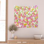 Delicate summer flowers Wall Tapestry Gallery Image 2