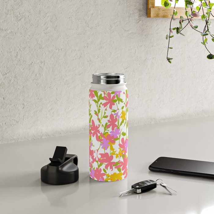 Delicate summer flowers Water Bottle Gallery Image 4