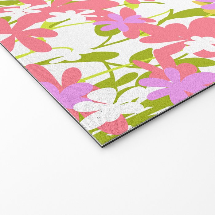 Delicate summer flowers Welcome Mat Gallery Image 2