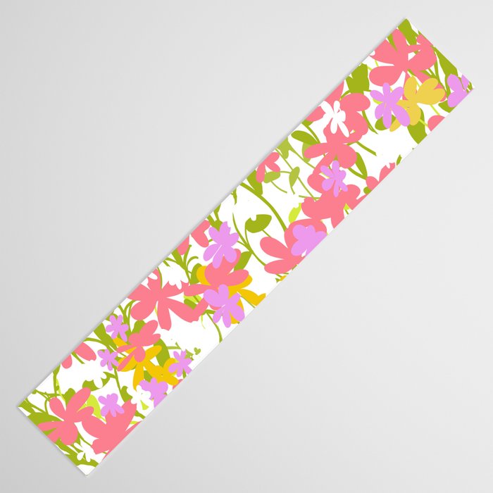 Delicate summer flowers Table Runner Gallery Image 3