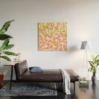 Delicate summer flowers Wood Wall Art Gallery Image 2