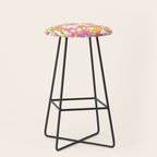 Delicate summer flowers Stool Gallery Image 1