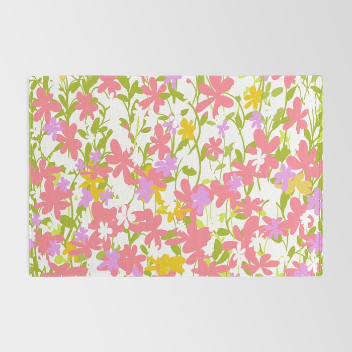 Delicate summer flowers Rug Gallery Image 2