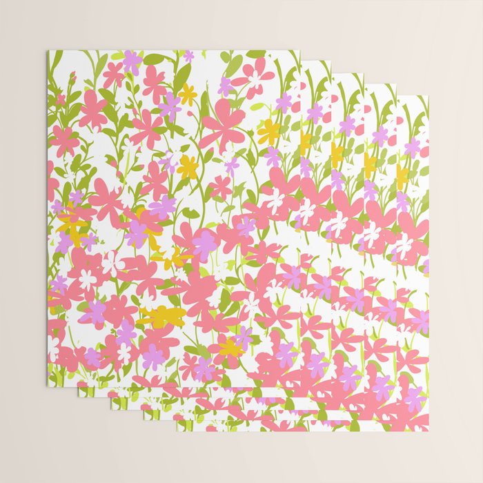 Delicate summer flowers Wrapping Paper Gallery Image 3
