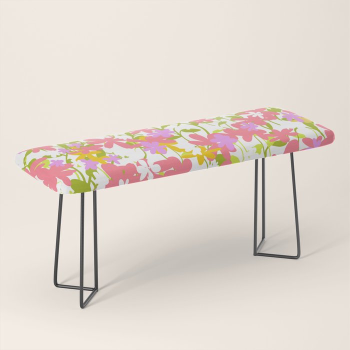 Delicate summer flowers Bench Gallery Image 1