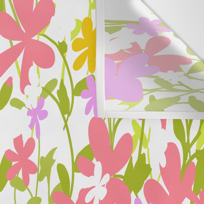 Delicate summer flowers Wall Tapestry Gallery Image 3