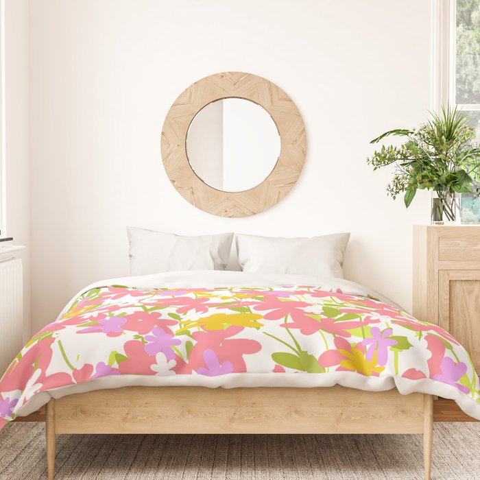 Delicate summer flowers Duvet Cover Gallery Image 3
